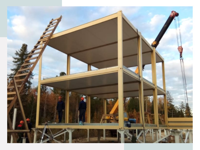 Строительство модульных здания Находка