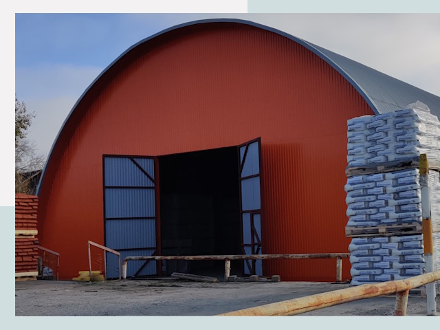 Полукруглые ангары по цене от 619 руб. в Находка