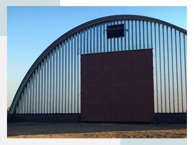 Бескаркасные ангары в Находке