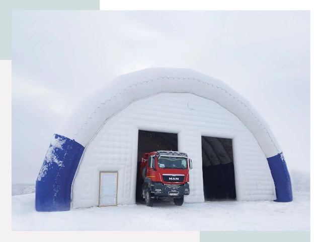 Мобильные ангары в Находке