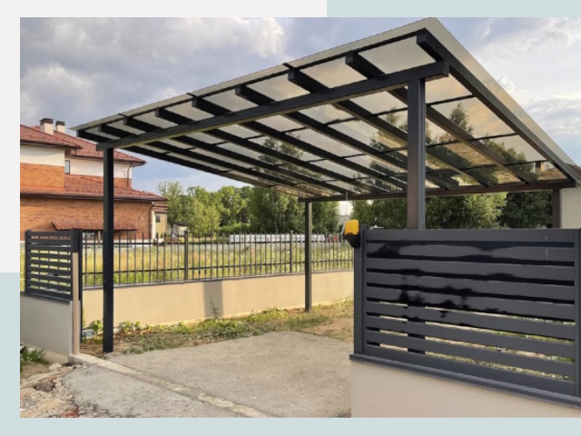 Металлические навесы в Находка от 619 руб. за м²