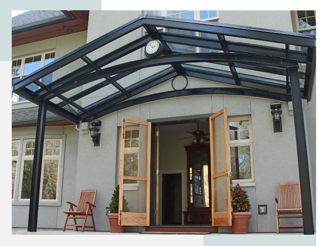 Козырьки металлические в Находке