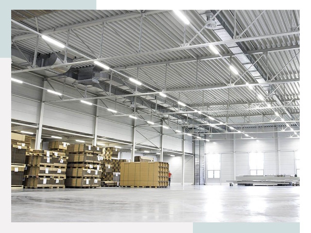 Освещение ангаров в Находке