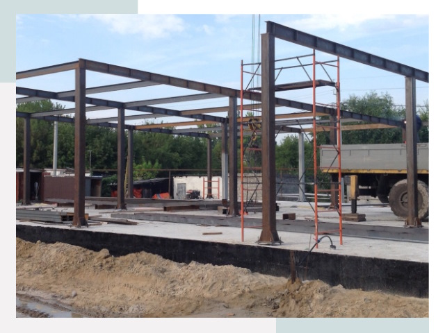 Фундамент для ангаров в Находке