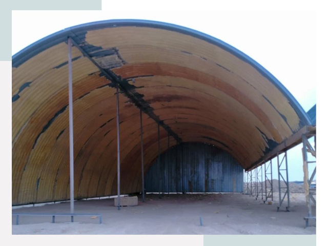 Реконструкция ангаров в Находке