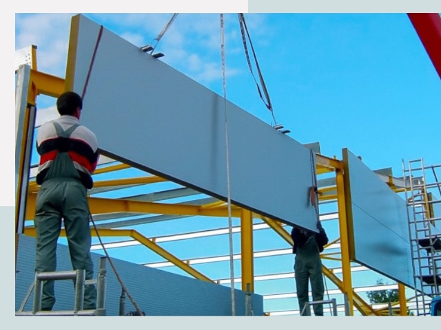 Монтаж сэндвич-панелей в Находке от 619 руб.