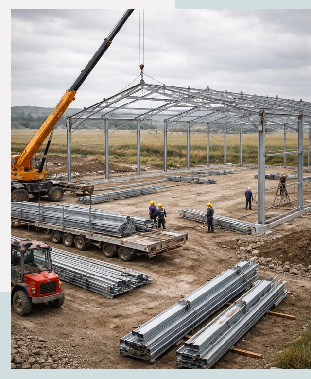 Строительство ангаров для сельхозтехники в Находке под ключ