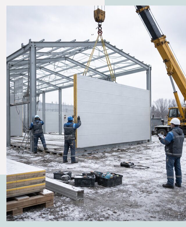 Строительство холодильных складов под ключ в Находке