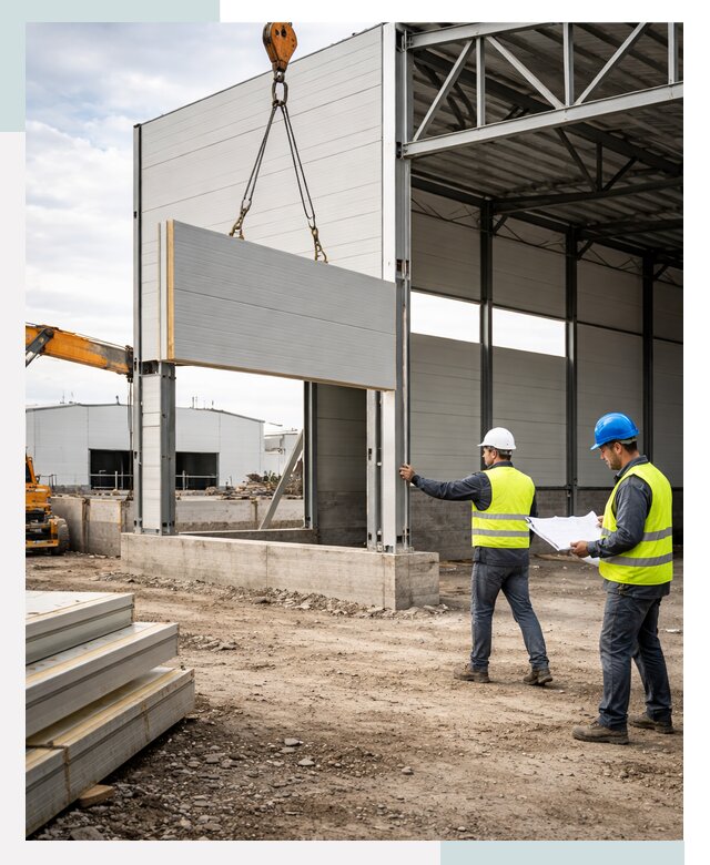 Склад из сэндвич панелей под ключ в Находке от 9799 р. | СтальСтрой-Нхд