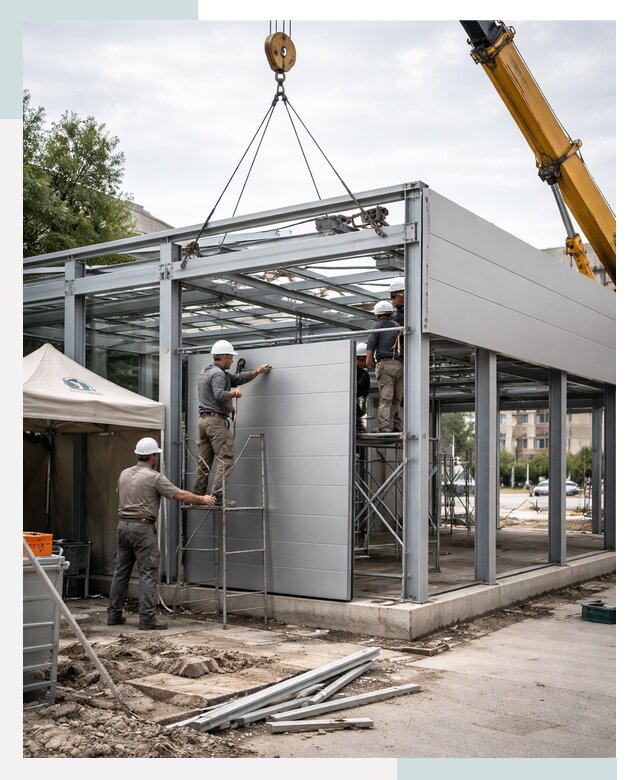СтальСтрой-Нхд: торговый павильон под ключ в Находке от 36103 р.