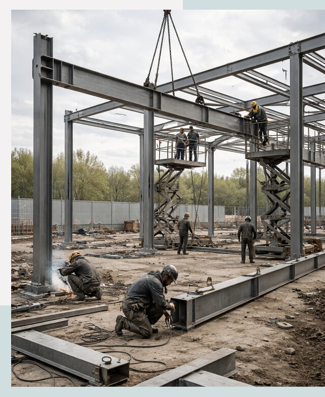 Строительство выставочных павильонов из металлоконструкций в Находке