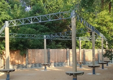 Терраса из металлоконструкций под ключ, проектирование, изготовление и монтаж от СтальСтрой-Нхд